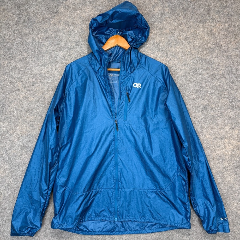 Outdoor Research OR Helium Wind Hoodie Jacket Mens XL Lightweight Waterproof